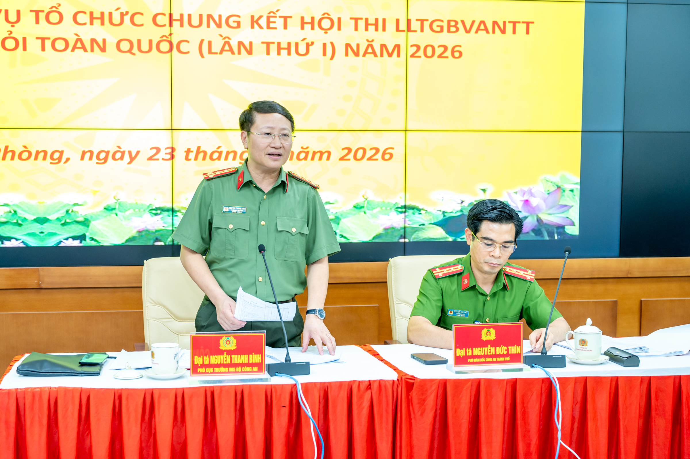 Rà soát nhiệm vụ tổ chức Chung kết Hội thi lực lượng tham gia bảo vệ ANTT ở cơ sở giỏi toàn quốc (lần thứ nhất), năm 2026